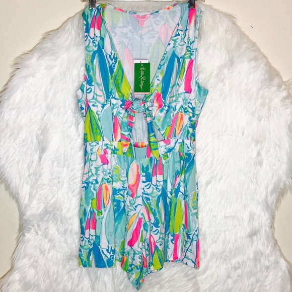 Lilly Pulitzer Greer Romper - Picture 2 of 6